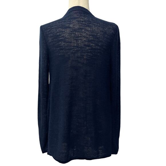 Lilly Pulitzer Womens Chesapeake Cardigan Open Front Drape Sweater size S Navy - Picture 5 of 12